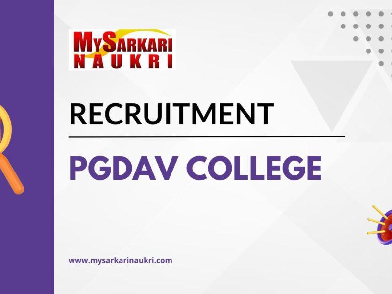PGDAV College