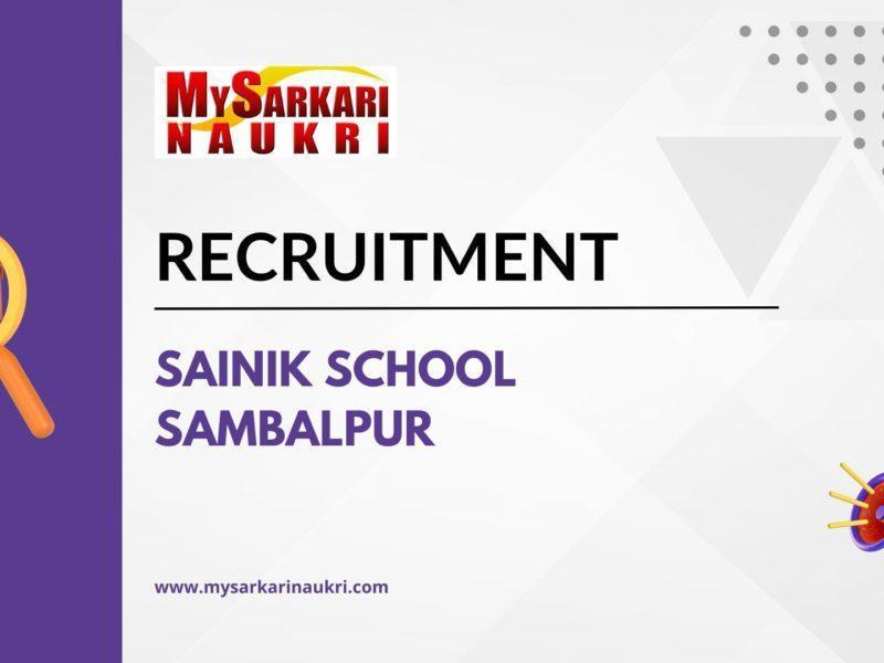 Sainik School Sambalpur
