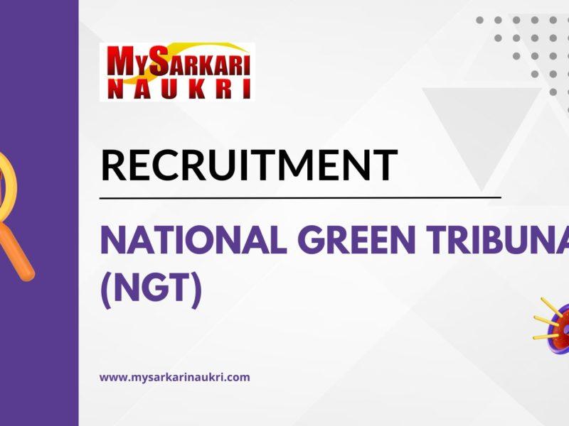 National Green Tribunal (NGT) Recruitment