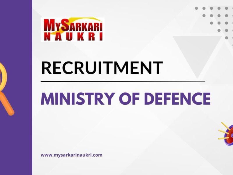Ministry Of Defence Recruitment