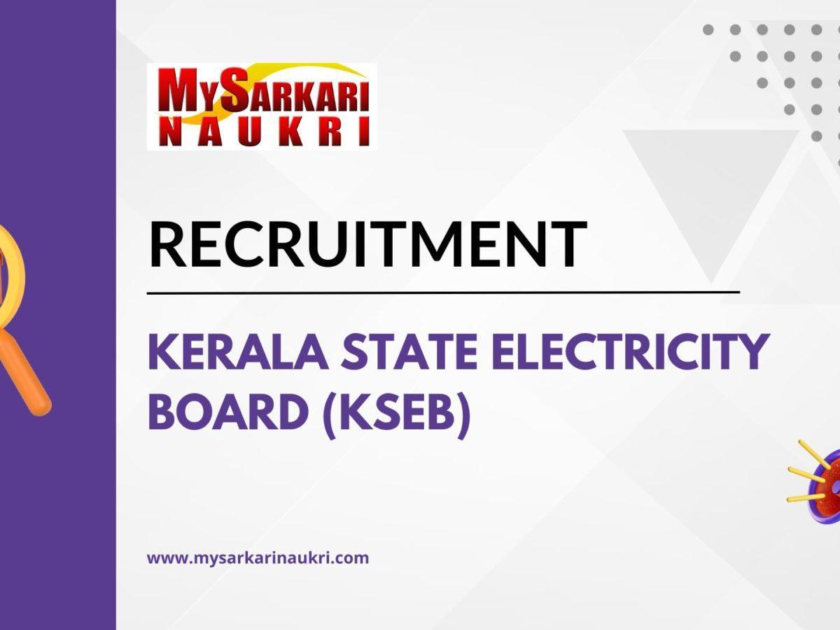 Kerala State Electricity Board (KSEB) Recruitment