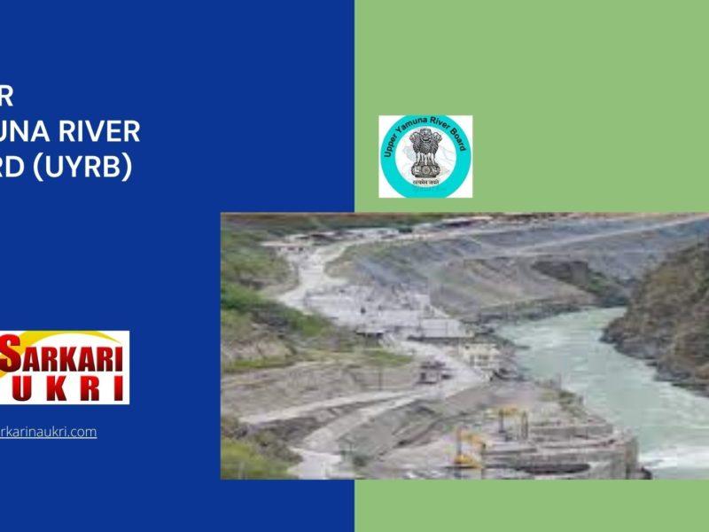 Upper Yamuna River Board (UYRB)