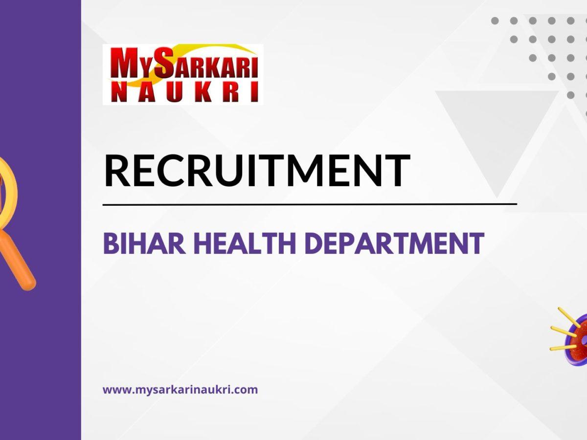 Bihar Health Department