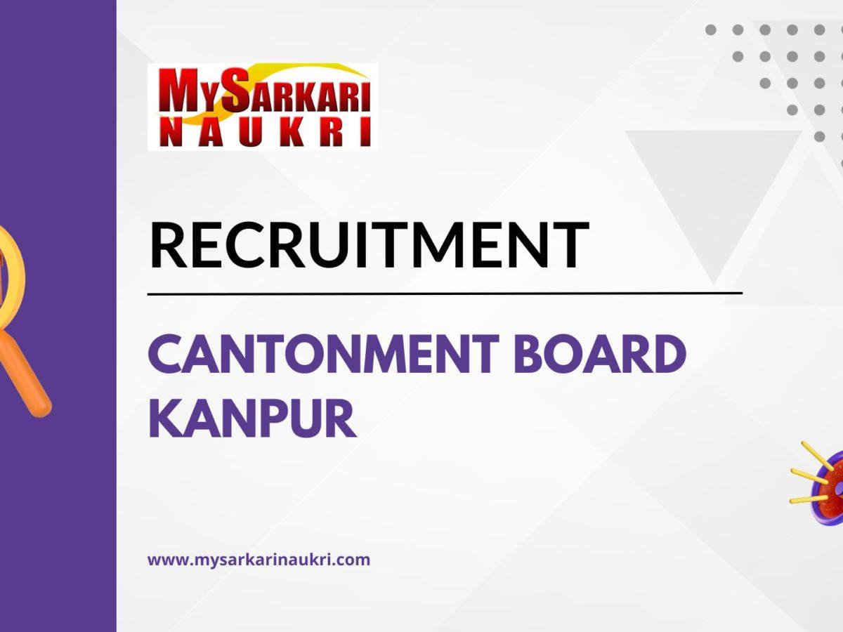 Cantonment Board Kanpur