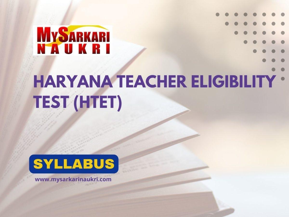 HTET Syllabus