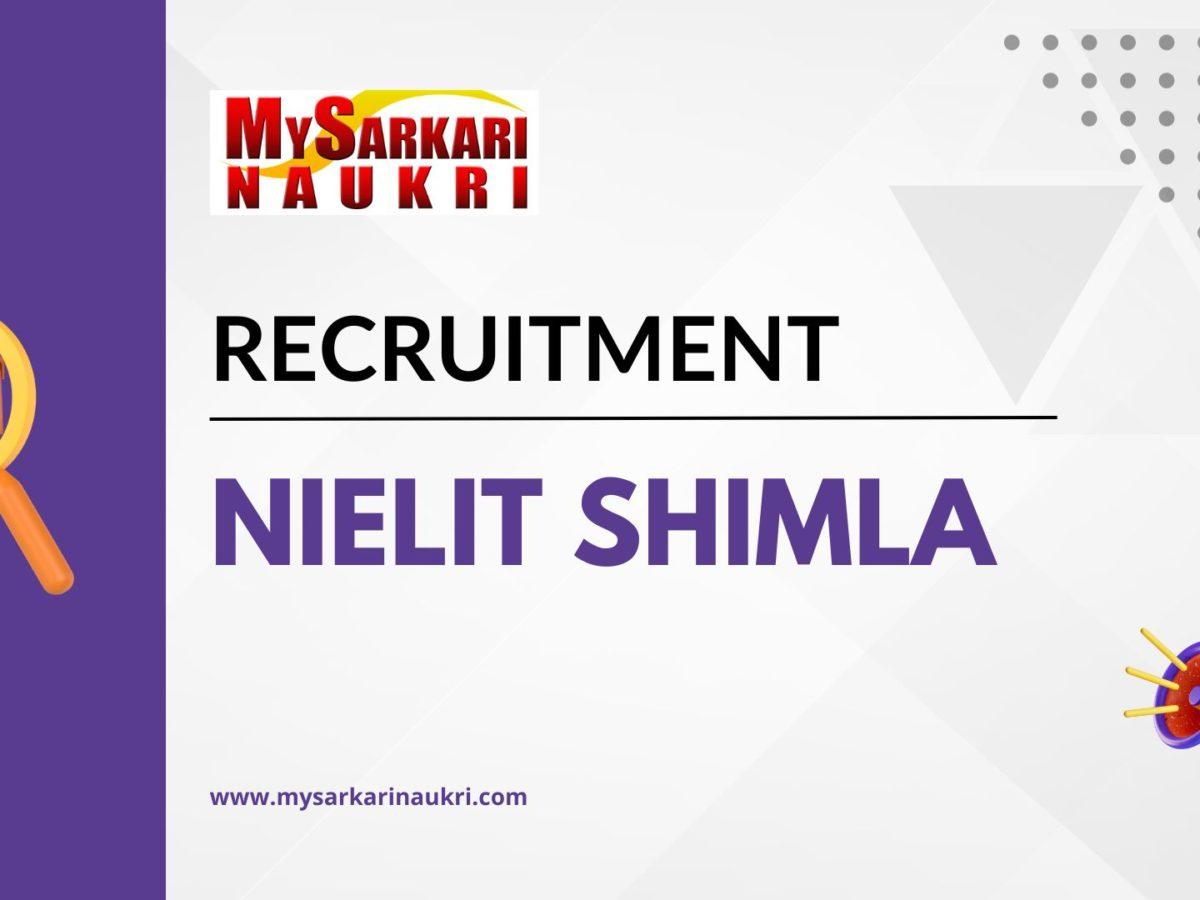 NIELIT Shimla