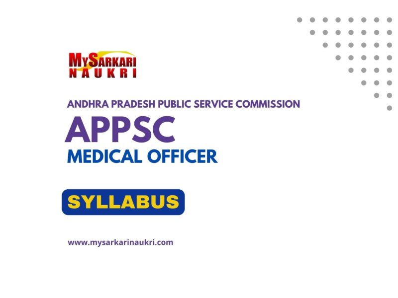 APPSC Medical Officer Syllabus