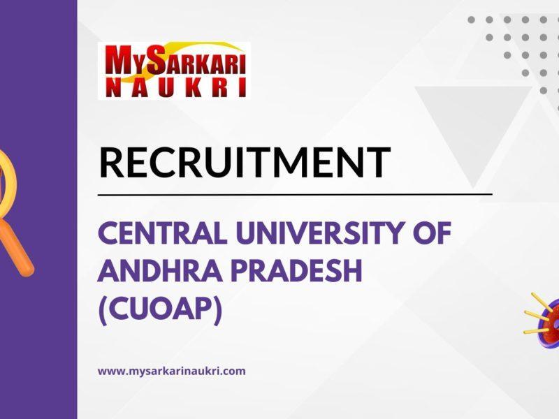 Central University of Andhra Pradesh (CUOAP)