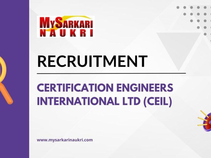 Certification Engineers International Ltd (CEIL)