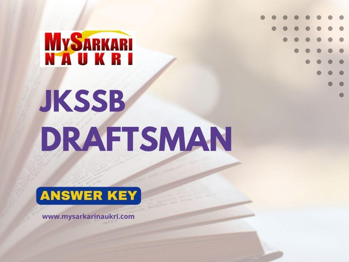 JKSSB Draftsman Answer Key