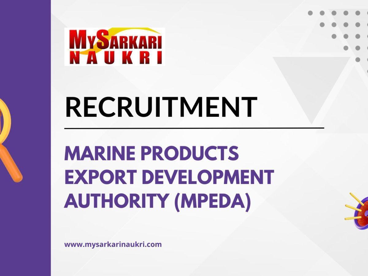 Marine Products Export Development Authority (MPEDA)