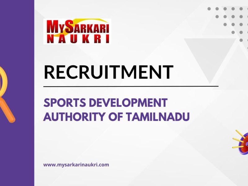 Sports Development Authority Of TamilNadu