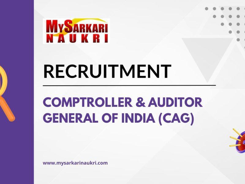 Comptroller & Auditor General of India (CAG)