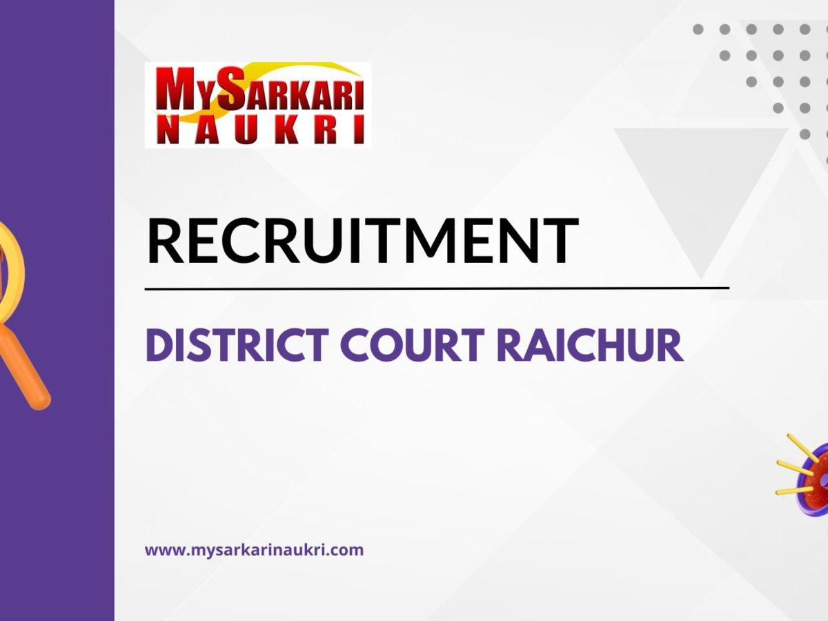 District Court Raichur