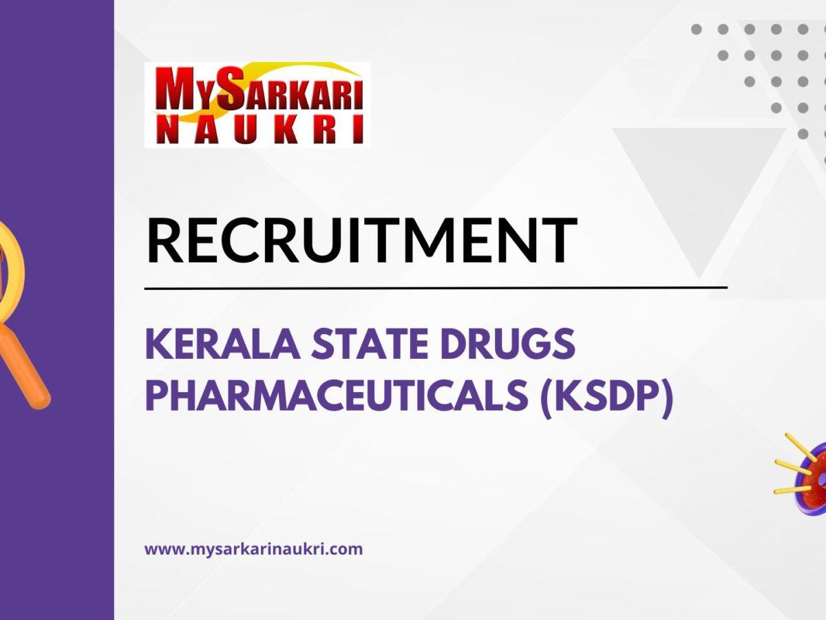 Kerala State Drugs Pharmaceuticals (KSDP)