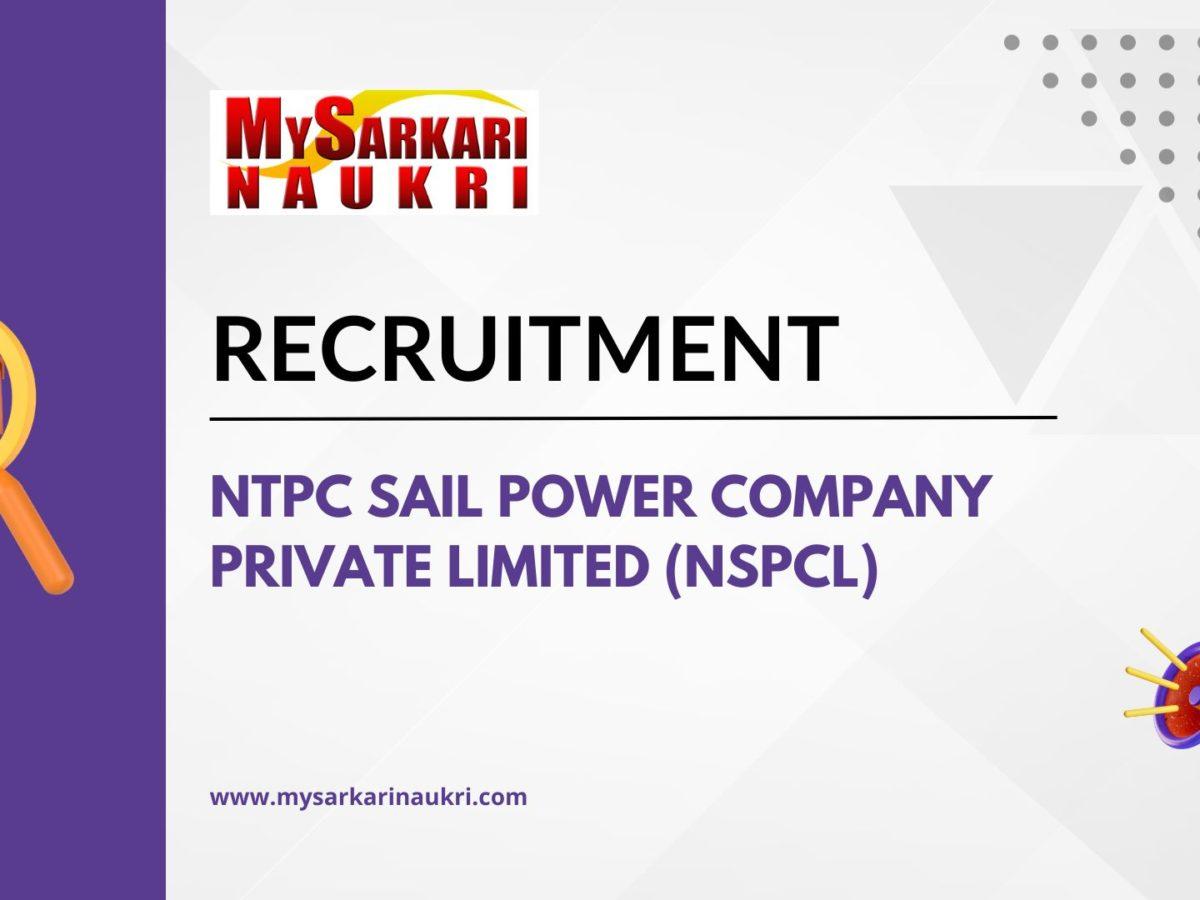 NTPC Sail Power Company Private Limited (NSPCL)