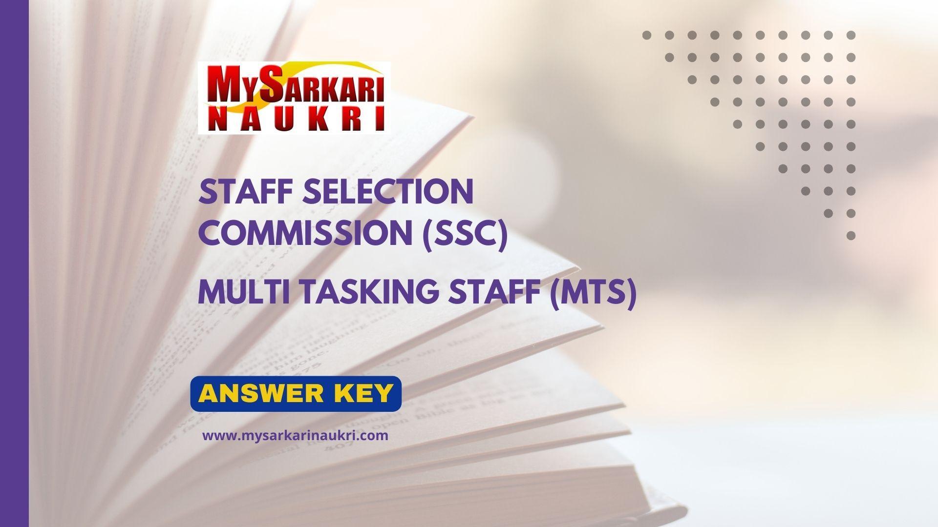 SSC MTS Final Answer Key 2023 Unveiled On Ssc.nic.in - Your Guide To ...