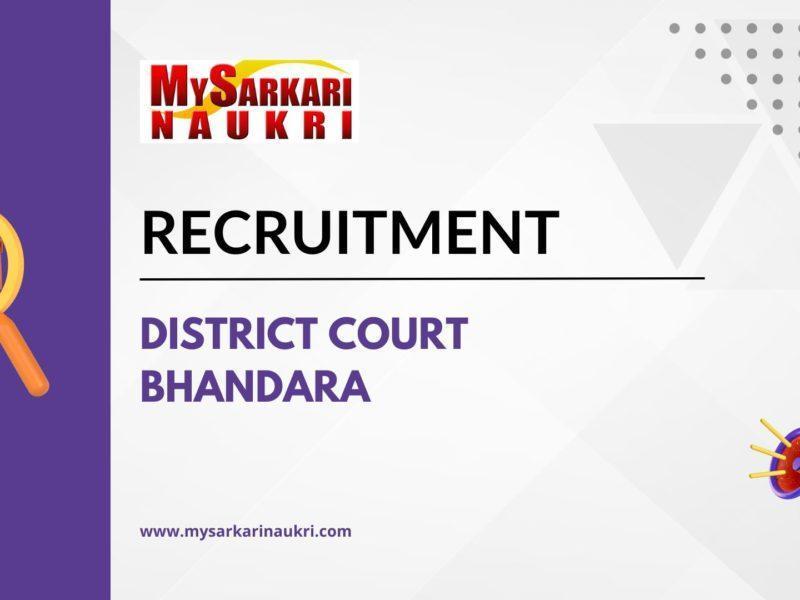 District Court Bhandara