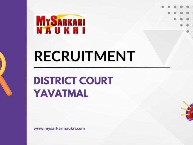 District Court Yavatmal