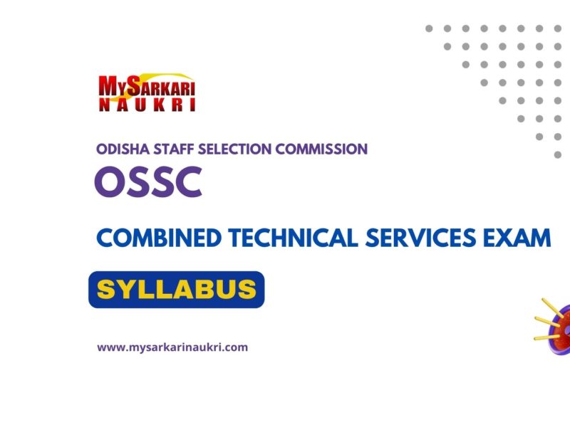 OSSC Combined Technical Services Syllabus