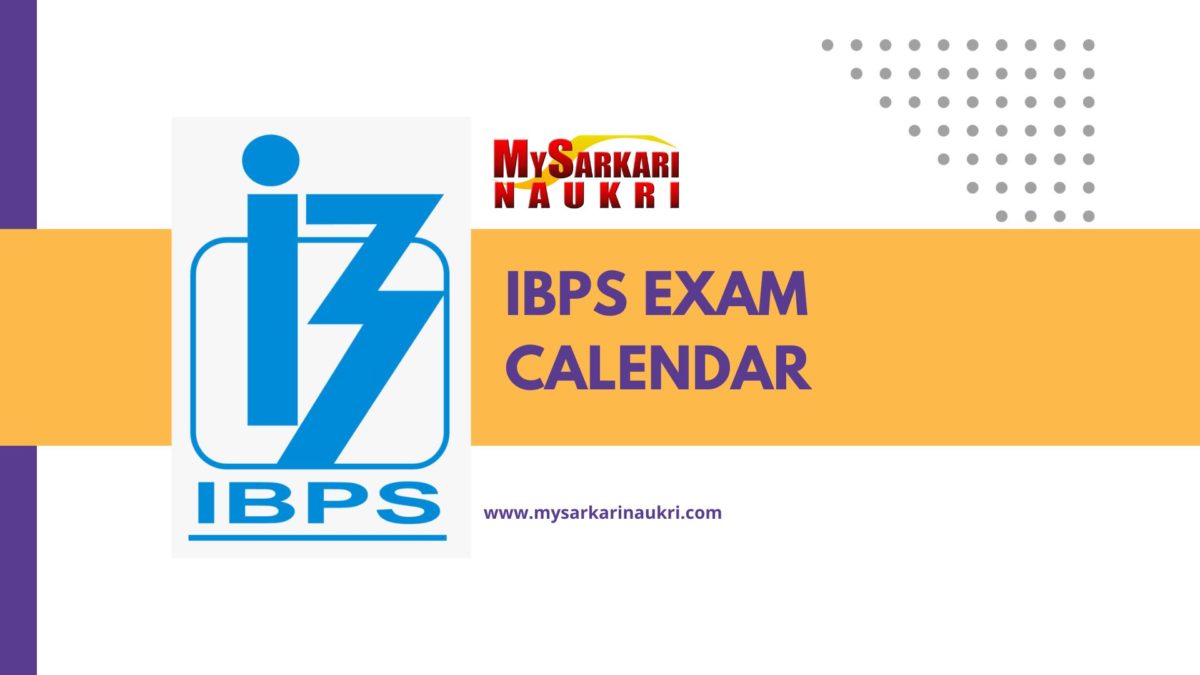 IBPS Exam Calendar 2024 MySarkariNaukri En