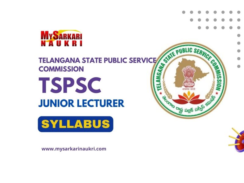 TSPSC Junior Lecturer Syllabus