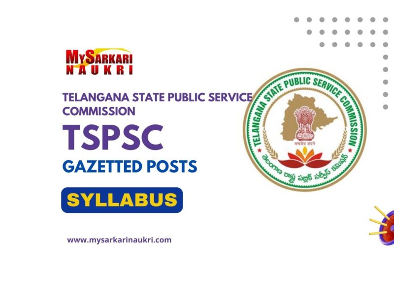 TSPSC Gazetted Posts Syllabus