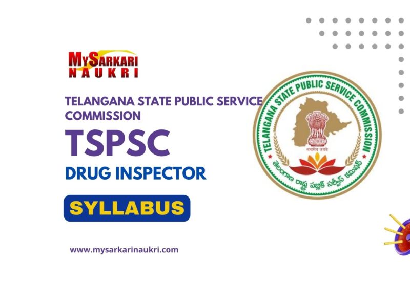 TSPSC Drug Inspector Syllabus