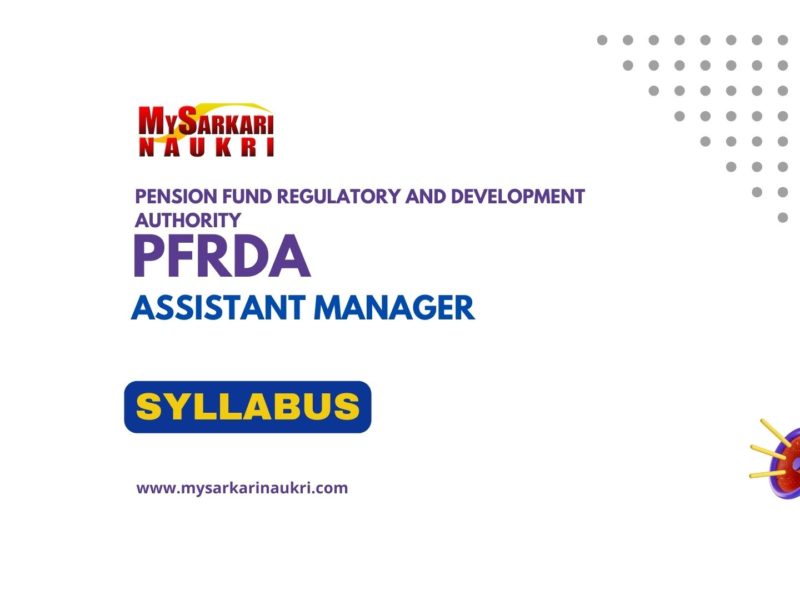 PFRDA Assistant Manager Syllabus