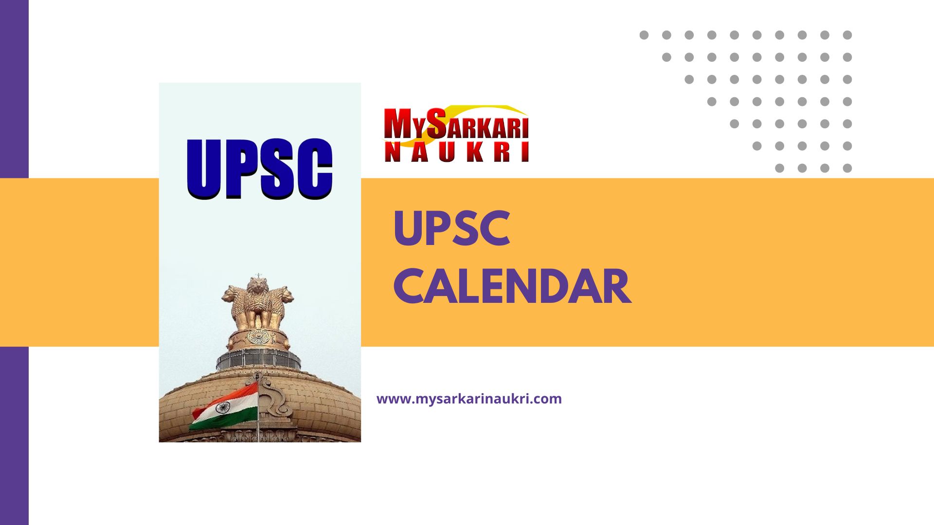 UPSC Calendar 2025 - MySarkariNaukri En