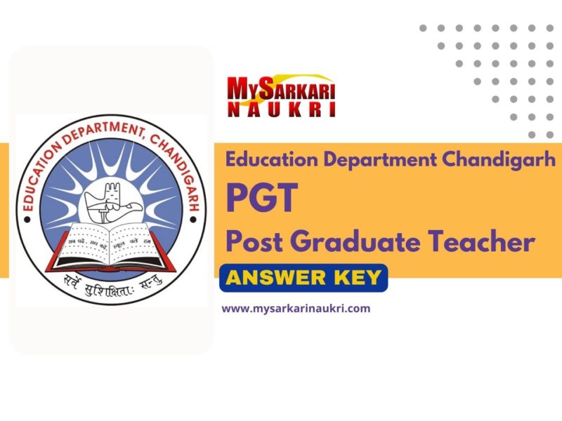 Chandigarh PGT Answer Key