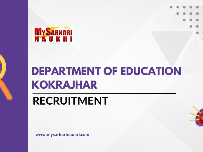 Department of Education Kokrajhar