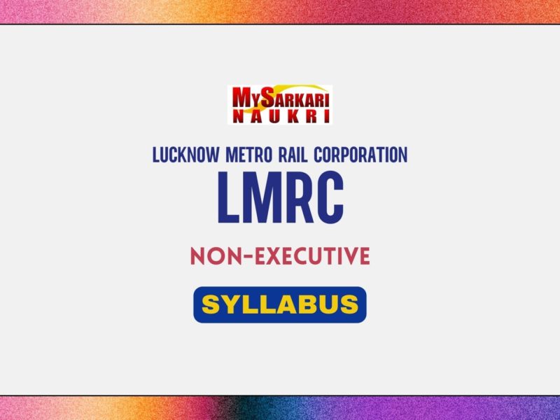 LMRC Non-Executive Syllabus