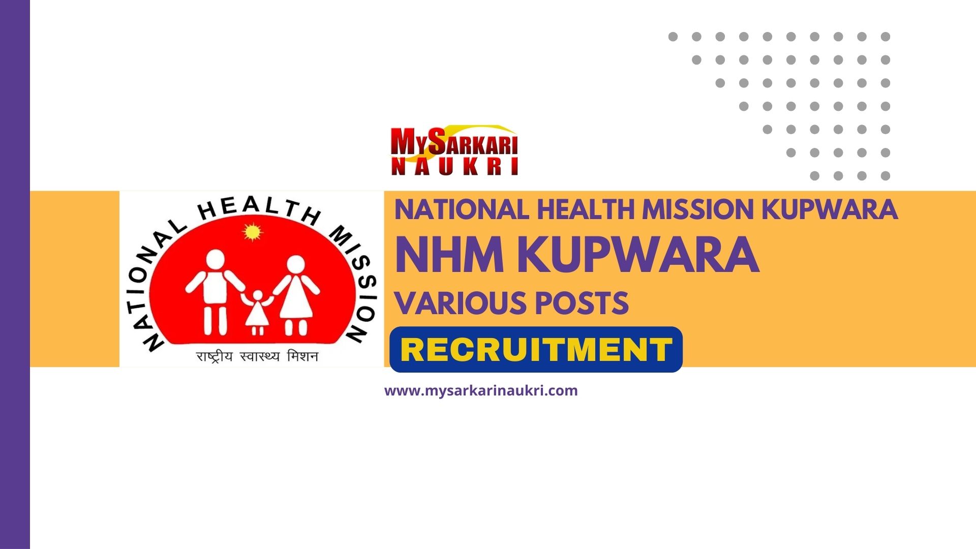 Nhm Kupwara Recruitment For Anm Posts Online Form Mysarkarinaukri En