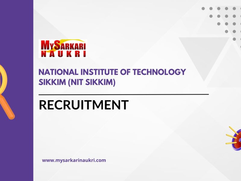 National Institute of Technology Sikkim (NIT Sikkim)