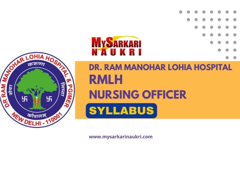 RML Hospital Nursing Officer Syllabus