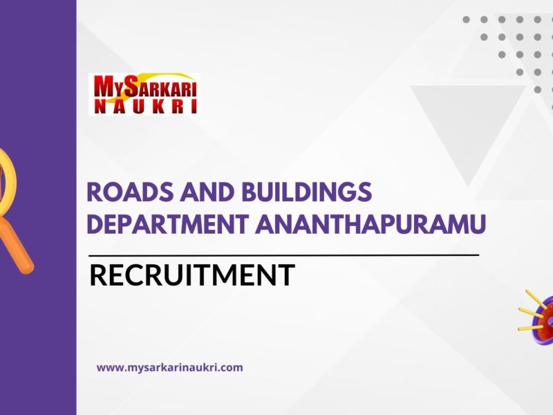 Roads and Buildings Department Ananthapuramu