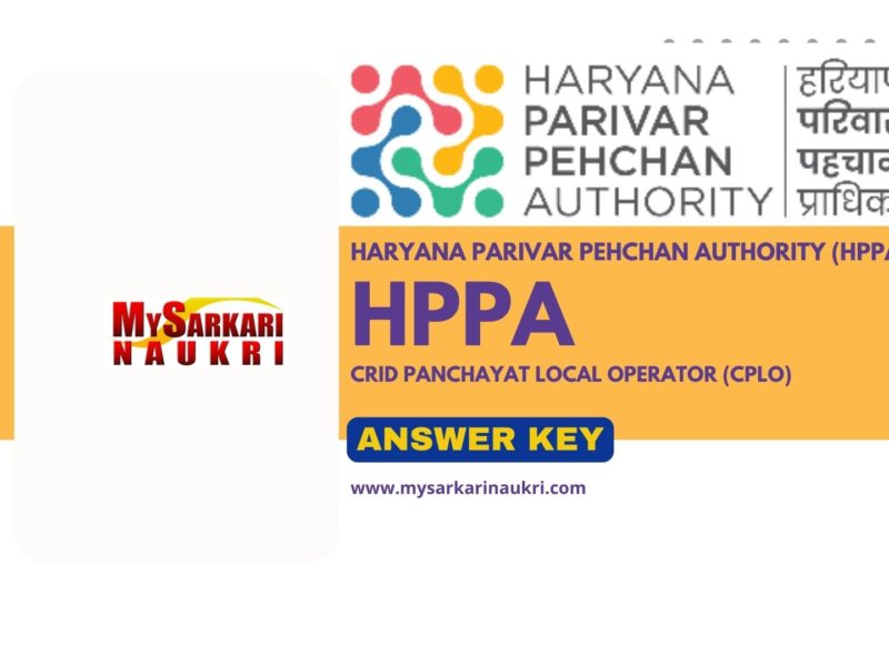 HPPA CRID Panchayat Local Operator (CPLO) Mains Answer Key