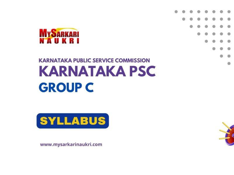 KPSC Group C Syllabus