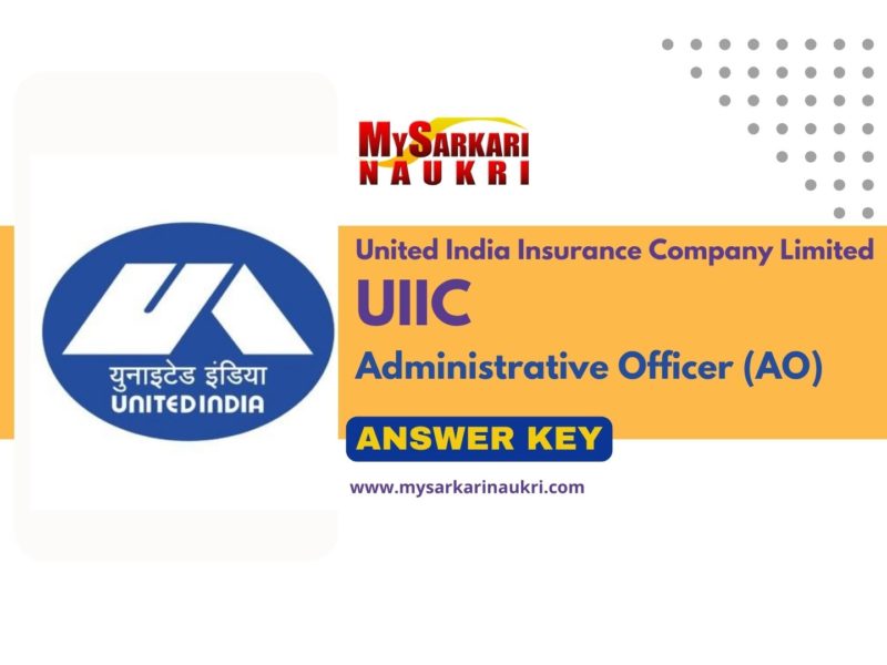 UIIC AO Answer Key