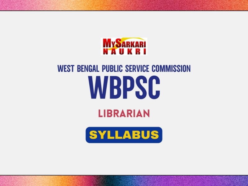 WBPSC Librarian Syllabus