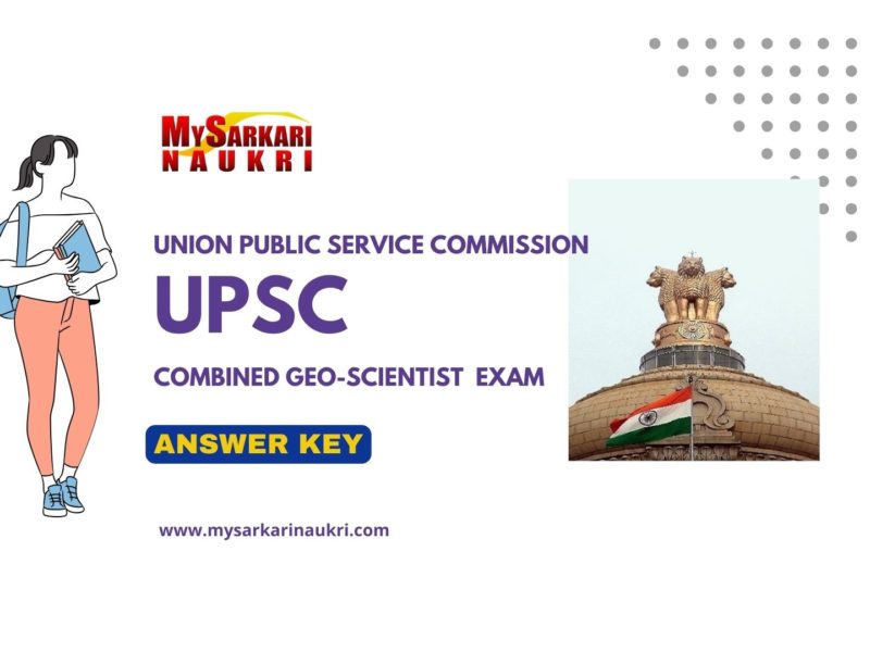 UPSC Combined Geo-Scientist Answer Key