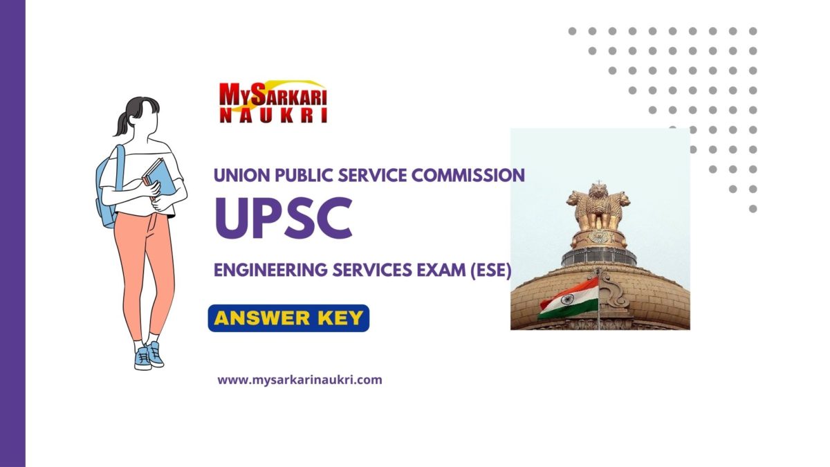 UPSC ESE Prelims Answer Key 2024 MySarkariNaukri En