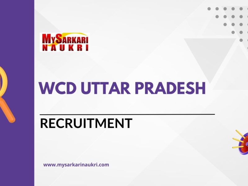WCD Uttar Pradesh