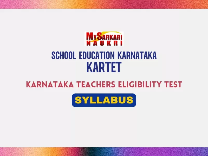 Karnataka TET Syllabus