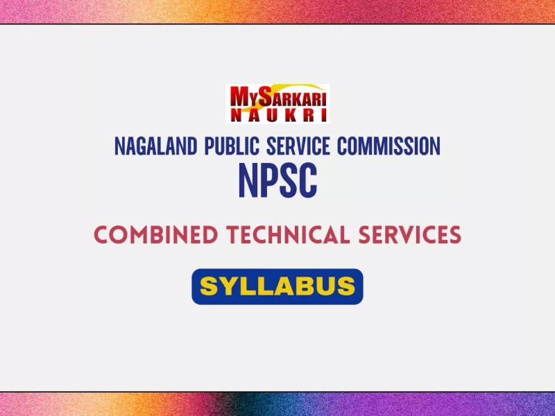 NPSC Combined Technical Services Exam Syllabus