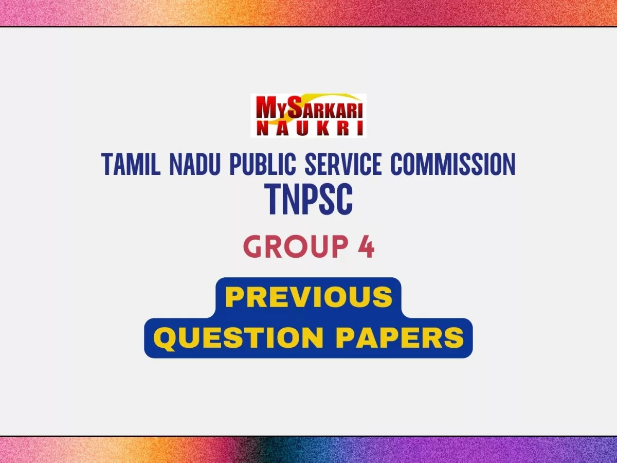 TNPSC Group 4 Previous Question Papers