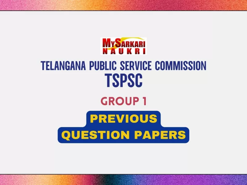TSPSC Group 1 Previous Question Papers
