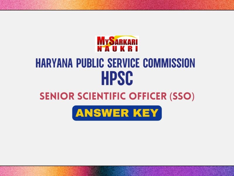 HPSC SSO Answer Key