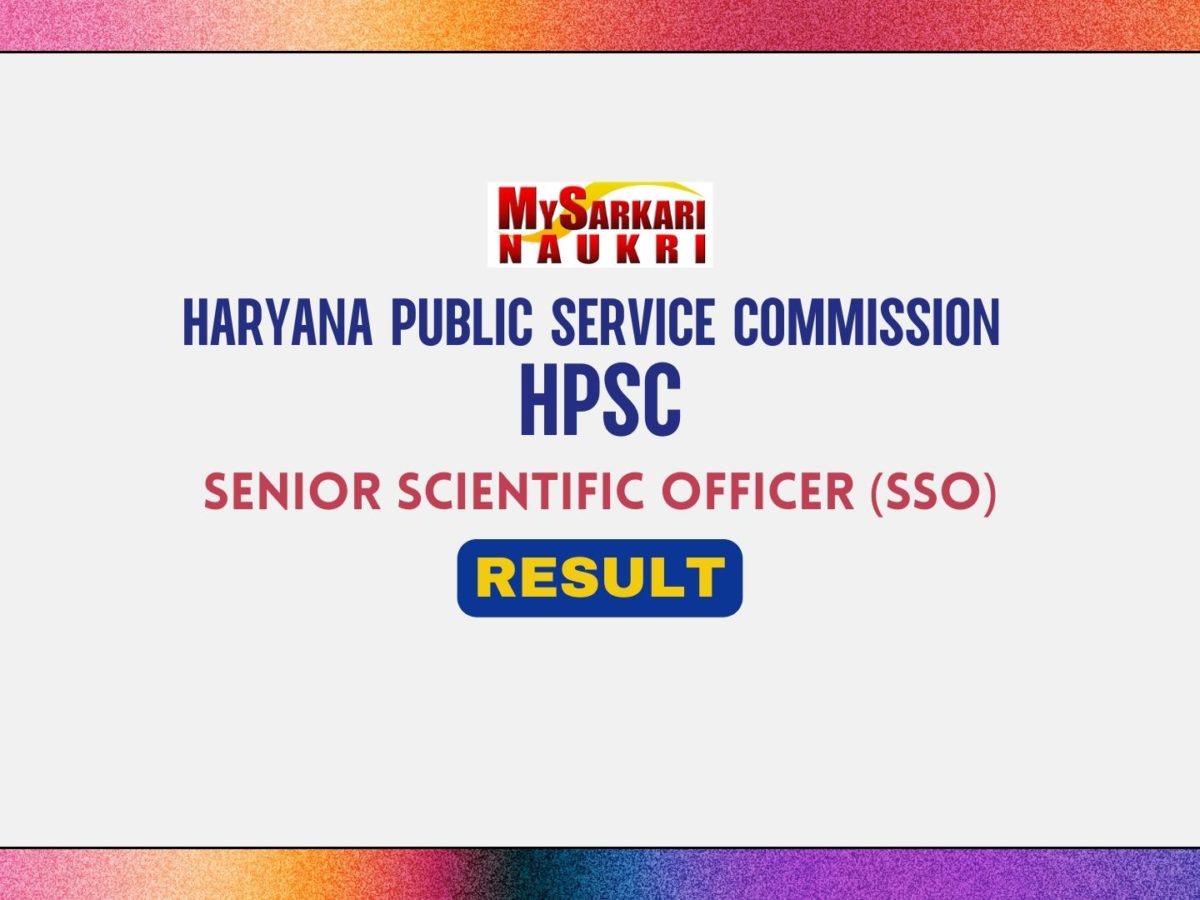 HPSC SSO Result